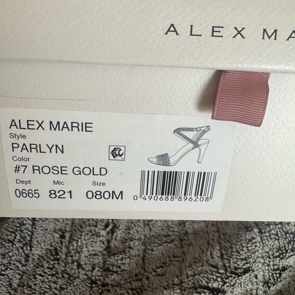 Alex Marie Tan Strappy Heels with Stiletto Design - Picture 4 of 4